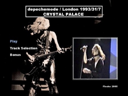 London – Crystal Palace 1993 - DVD Menu 