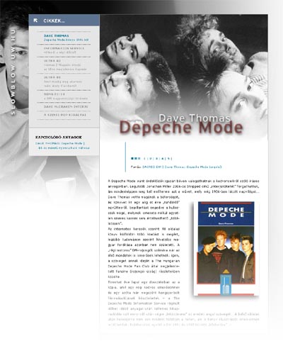 Dave Thomas - Depeche Mode